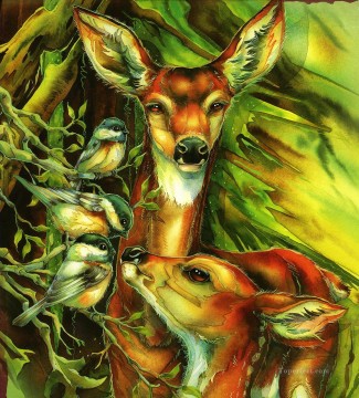 動物 Painting - 鳥 あなたは私にとってとても鹿です